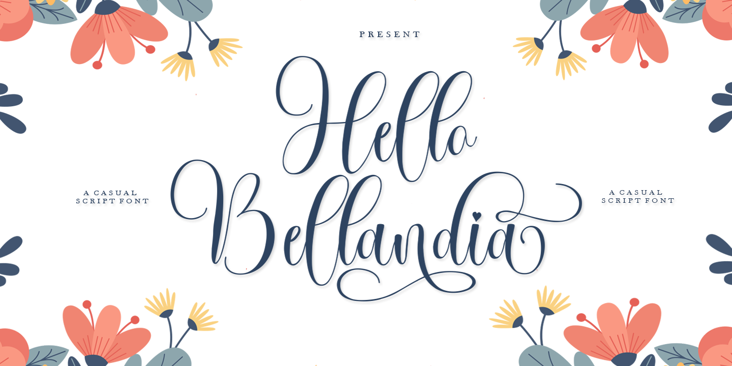 フォント Hello Bellandia